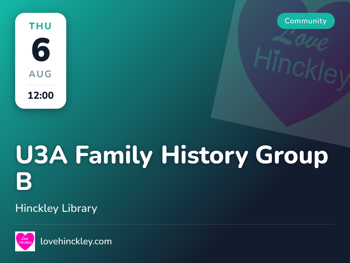 U3A Family History Group B