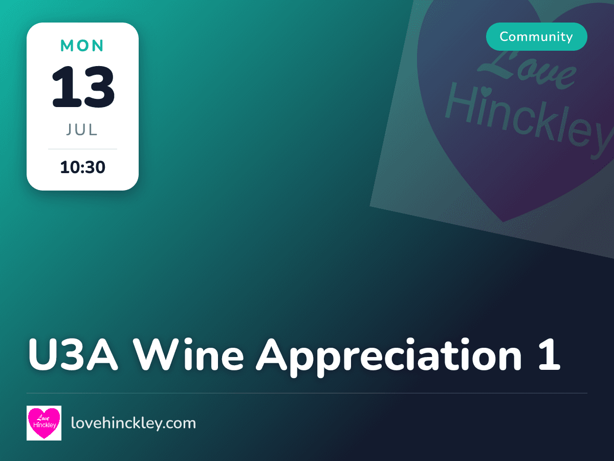 U3A Wine Appreciation 1