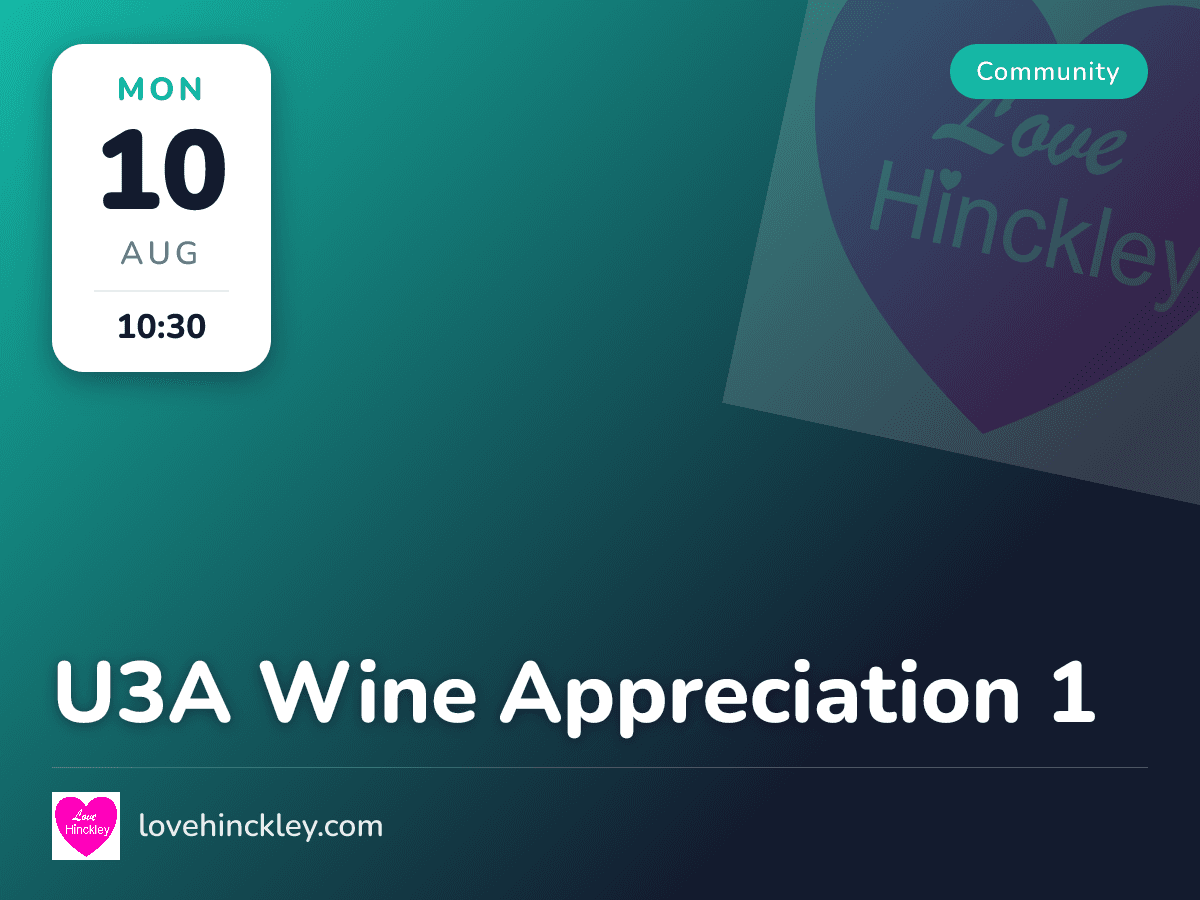 U3A Wine Appreciation 1